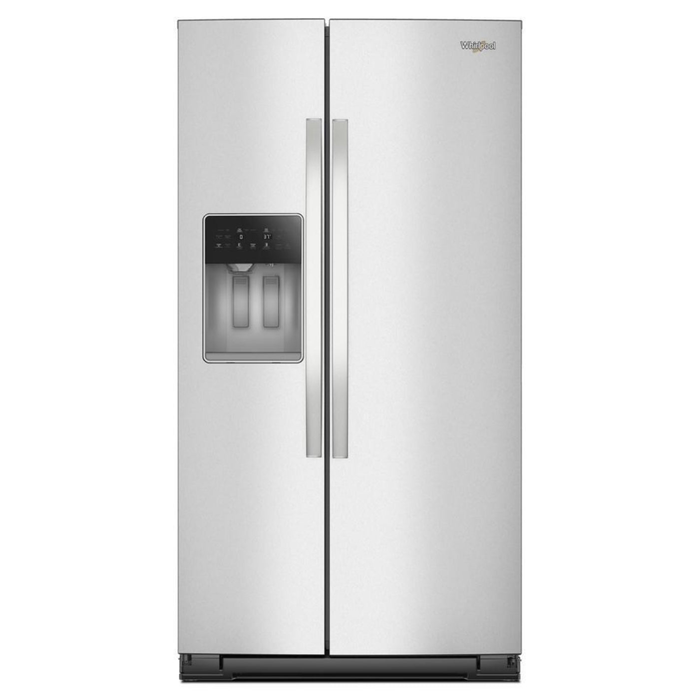 WHIRLPOOL 36-inch Counter Depth Side-by-Side Refrigerator with Prep & Store Bins in Stainless Steel - WRSC6536RZ