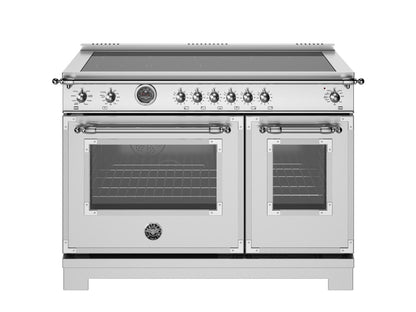 BERTAZZONI HER486BTFGMAVT Heritage 48" Range All Gas Avorio Ivory Bisque or Off-white - HER486BTFGMAVT