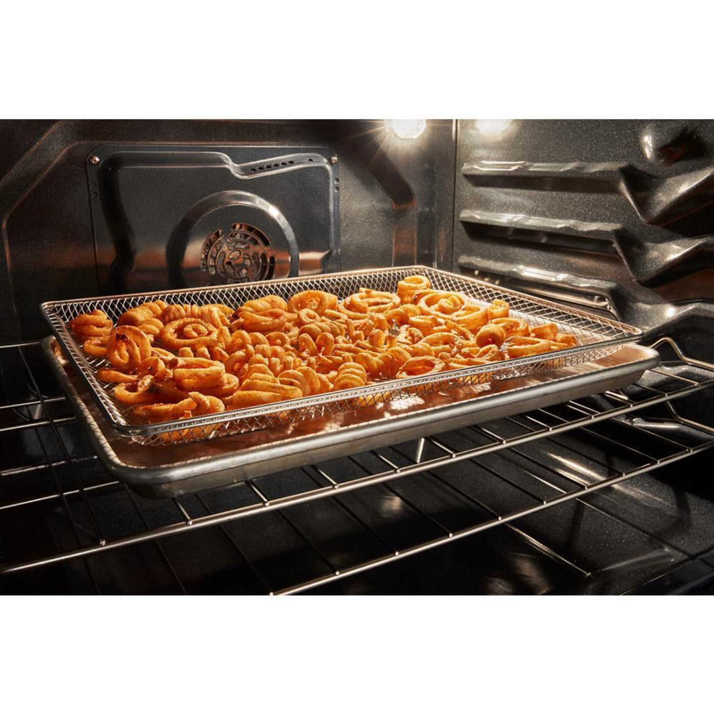 WHIRLPOOL 30-inch Electric Smart Range with Air Cooking Technology White - WSES5030SW