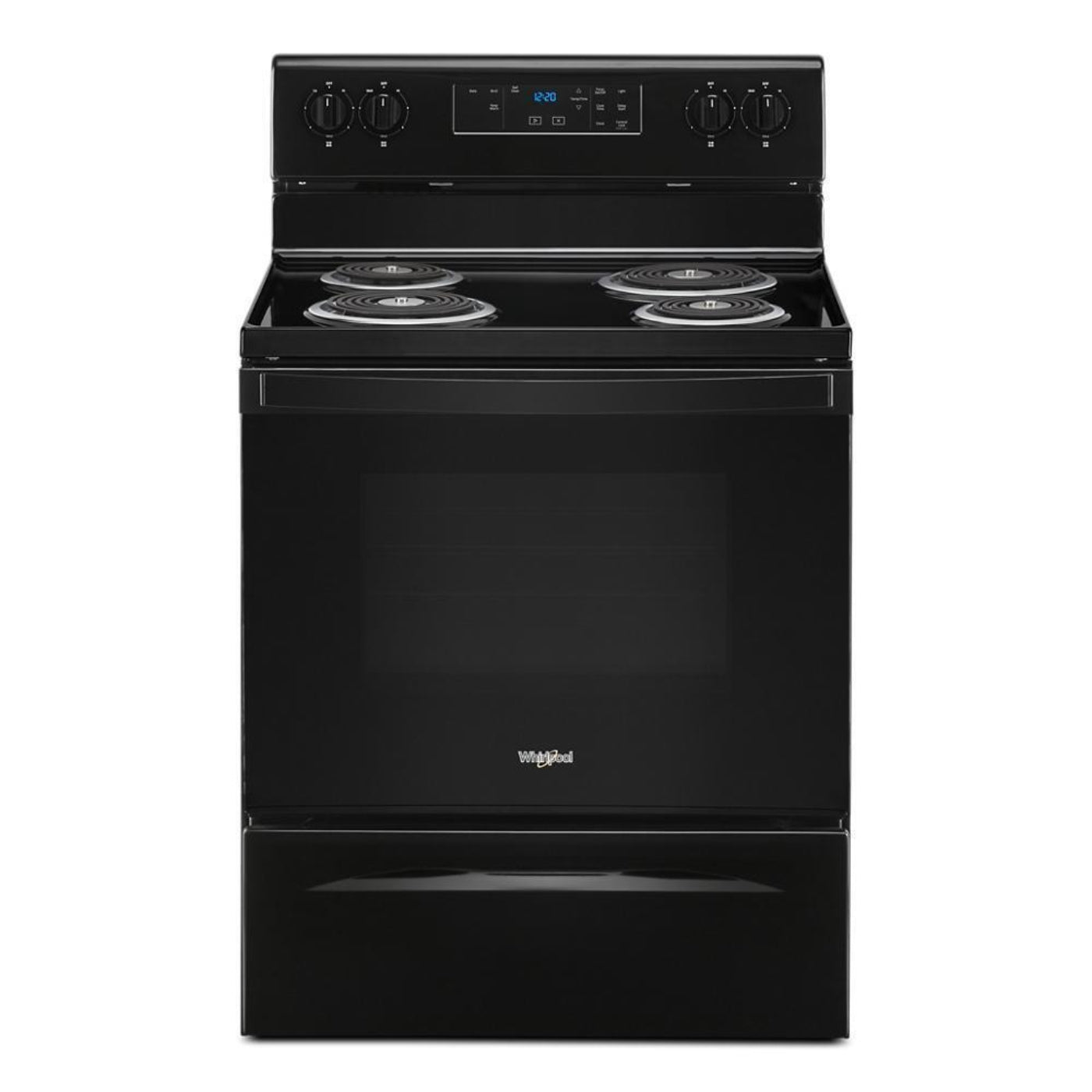 WHIRLPOOL 4.8 cu. ft. Electric Range with Keep Warm setting Black - WFC315S0JB