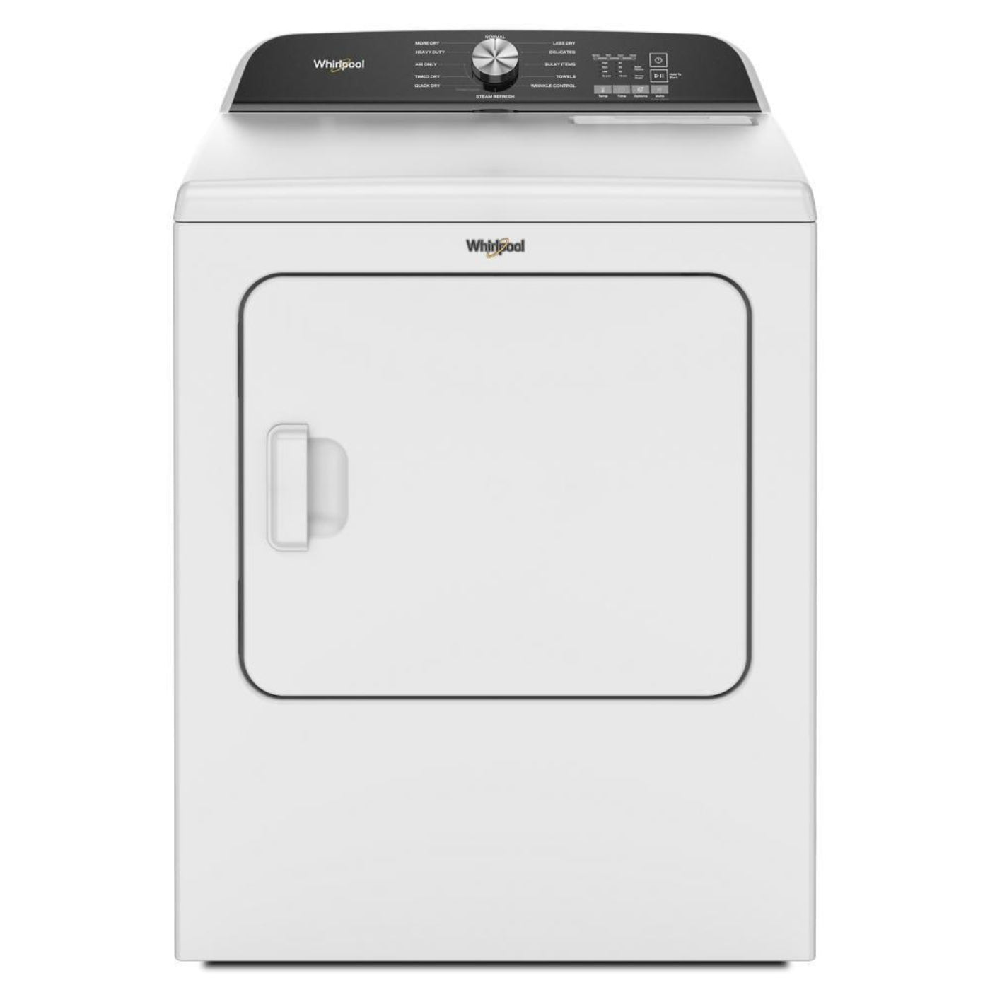 WHIRLPOOL 7.0 Cu. Ft. Whirlpool Top Load Gas Dryer with Moisture Sensor White - WGD6150PW