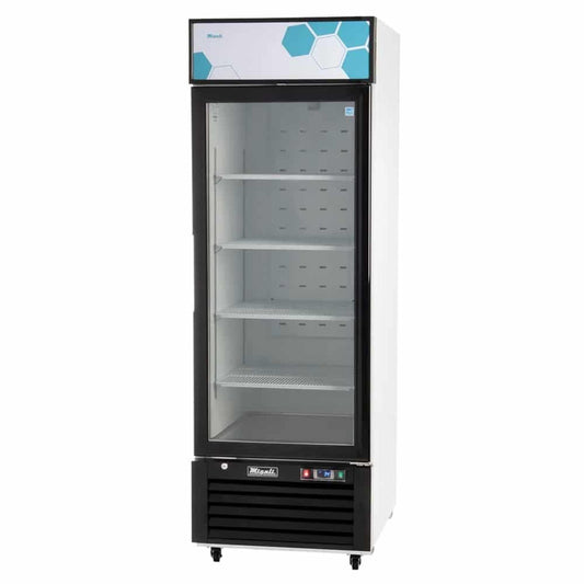 Migali C-23RM-HC 27" Swing Glass Door Merchandiser Refrigerator – 23 Cu Ft - C-23RM-HC