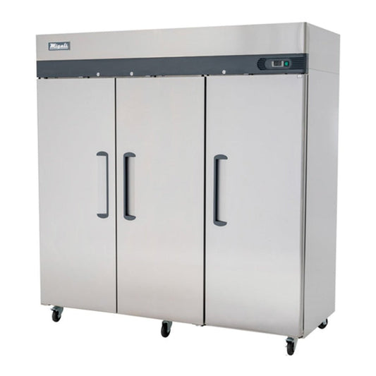 Migali C-3R-HC 3-Door Reach-In Refrigerator - 72 Cu Ft - C-3R-HC