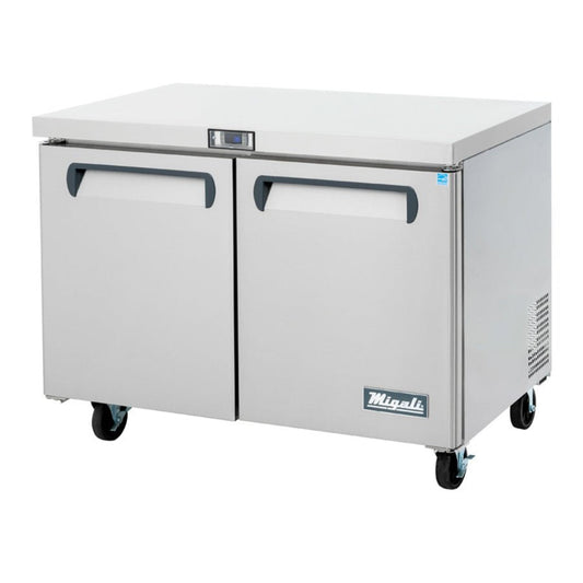 Migali C-U48R-HC 2-Door Undercounter Refrigerator – 12 Cu Ft - C-U48R-HC