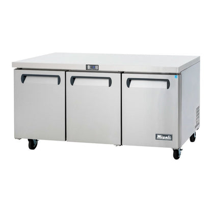 Migali C-U72R-HC 3-Door Undercounter Refrigerator – 24.5 Cu Ft - C-U72R-HC