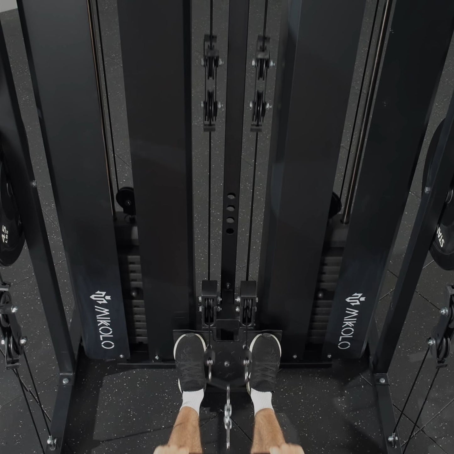 Mikolo Fitness HORUS Home Gym Pack with 350 lbs Dumbbell Set - DM-SM02-B-HP3-RRBB