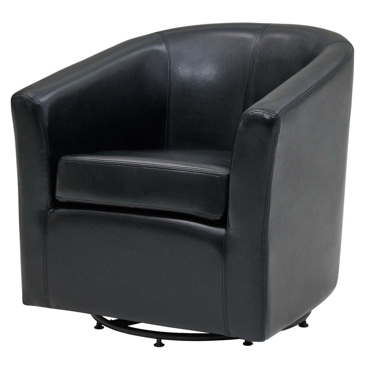 New Pacific Direct Hayden Swivel Bonded Leather Chair  - 193012B-23