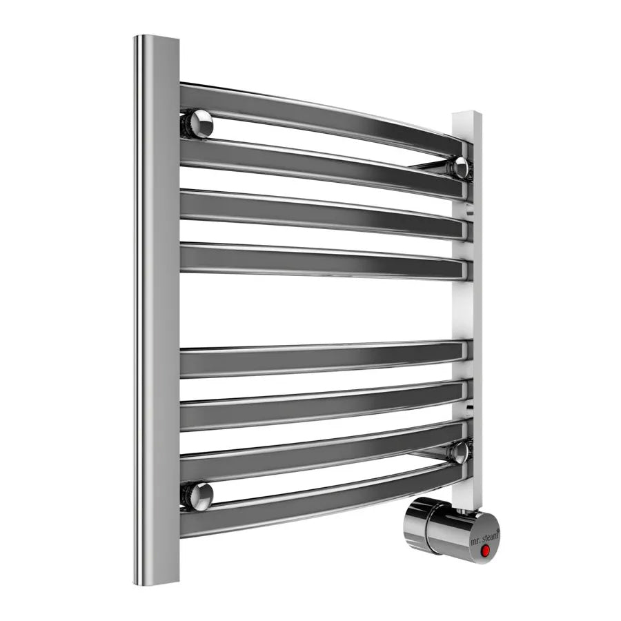 M.Stream - Broadway 8-Bar Wall-Mounted Electric Towel Warmer with Digital Timer - Polished Chrome - W219TPC