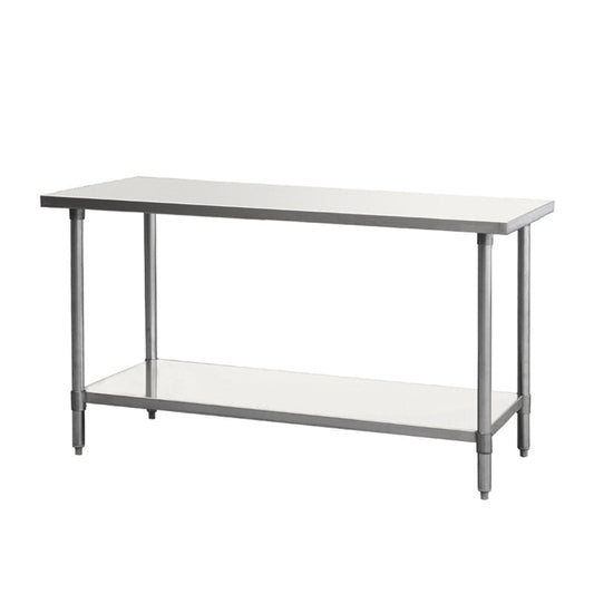 Chef AAA  Commercial 48" Work Table 48" x 30" x 34" Stainless Steel NSF - SSTW-3048