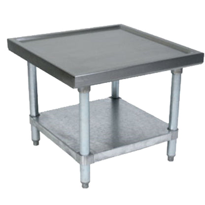 John Boos MS4-2430GSK Heavy-Duty 30" Machine Equipment Stand, Galvanized Shelf - JBMS42430GSK