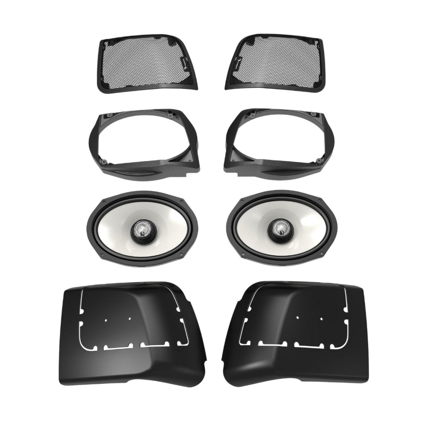 Diamond Audio 2014-2023 Harley Davidson Cut In Lid Kit with HXM69F2 (2Ω) Speakers - MSHXM692LK