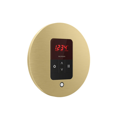 Mr. Steam iTempo Round Steam Shower Control in Brushed Bronze - MSITEMPORD-BB