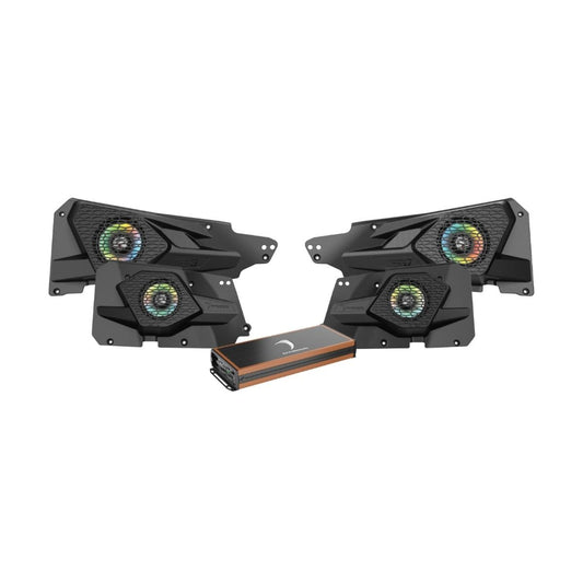 Diamond Audio 2014+ RZR 4DR 6.5" All-Weather Coaxial Speaker System with Class D Amplifier - MSRZRKD14