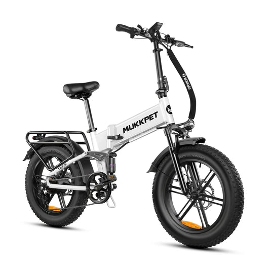 Adam Equipment Mukkpet Tank Foldable Fat Tire E-bike 750W Powerful Motor | 48V 15AH BMS Lithium Battery