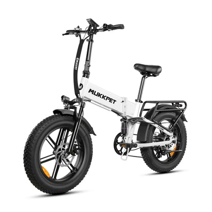 Adam Equipment Mukkpet Tank Foldable Fat Tire E-bike 750W Powerful Motor | 48V 15AH BMS Lithium Battery - MTK-07