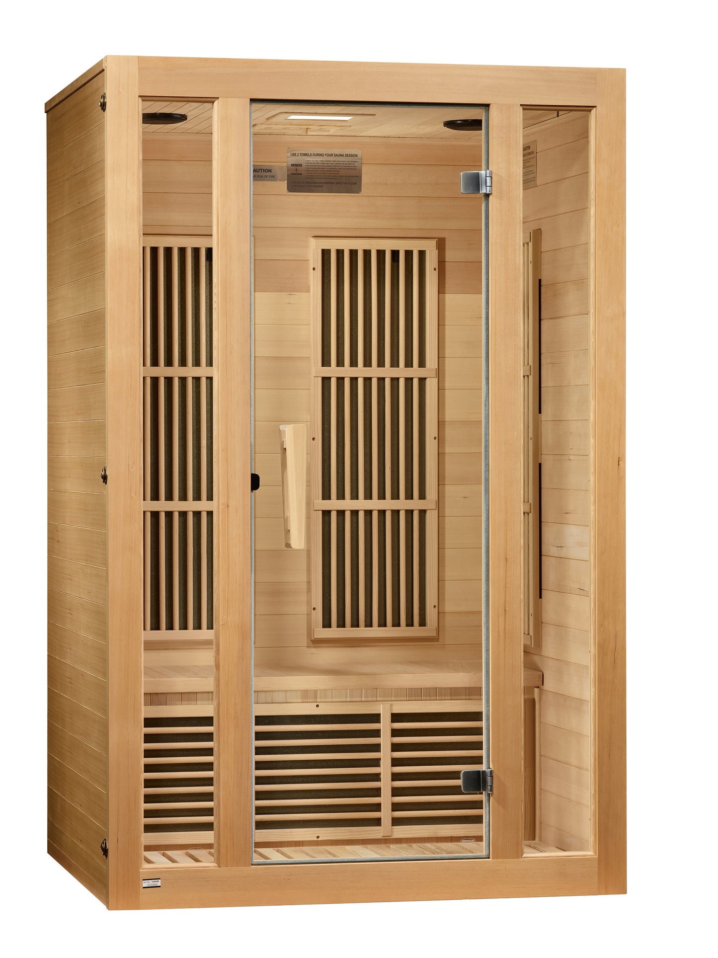 Golden Designs "Seattle" 2 Person Near Zero EMF FAR IR Sauna - MX-J206-01-ZF