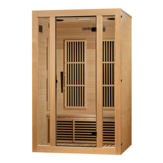 Golden Designs "Seattle" 2 Person Low EMF FAR IR Sauna  - MX-J206-01