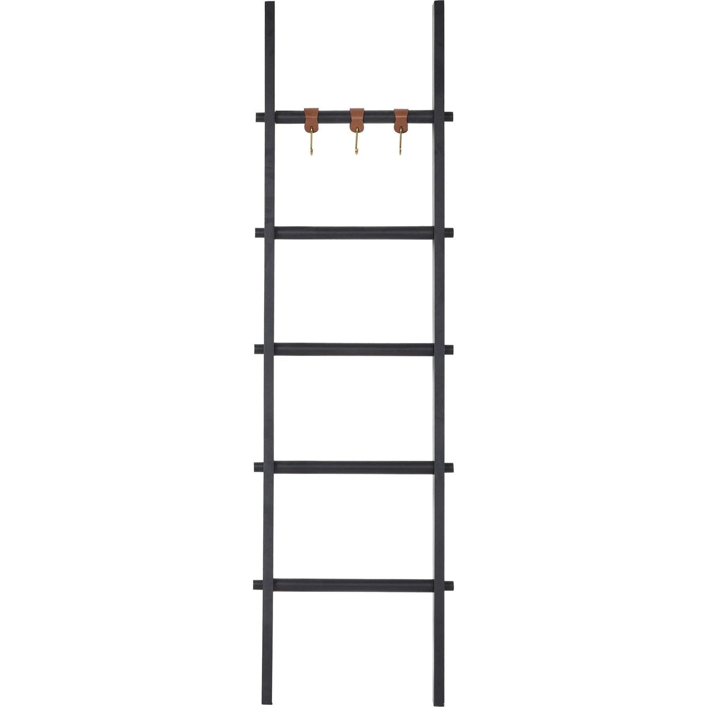 RenWil Mareva Decorative Ladder For Throws W/ PU Leather Accent Hooks SHE032 - SHE032