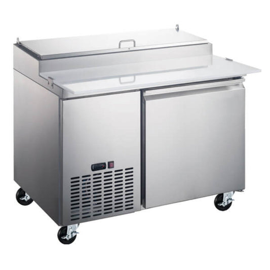 Omcan 50" Refrigerated Pizza Prep Table 1 Door - Omcan-50042