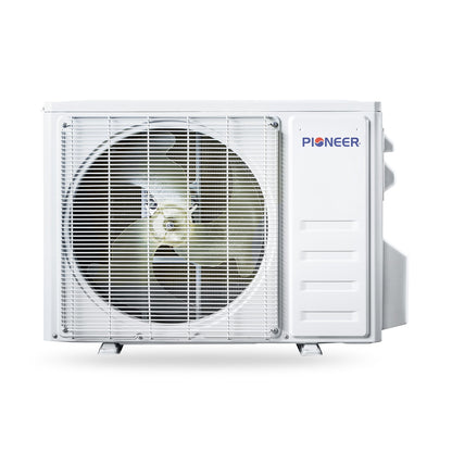Pioneer Quantum Ultra 11,000 BTU 19 SEER2 230V Ceiling Concealed Ducted Mini-Split Air Conditioner Inverter Heat Pump Full Set - RYT012GLSI24RL-10S