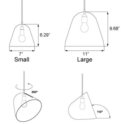Nyta Overstock - Tilt Pendant Light - Small - Not UL Listed  - Matte White