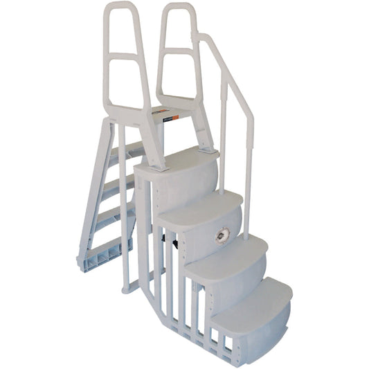 Main Access 200100T Above Ground Pool Step and Ladder System + 2 Sand Weights - 59340
