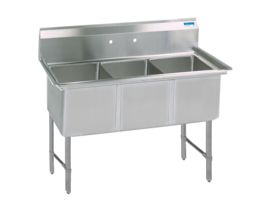 BK Resources BKS6-3-1620-14S Compartment Sinks - BKS6-3-1620-14S