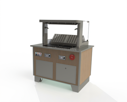 Vollrath 69718S-2-S 4-Series Signature Server Induction-Based Warming Equipment - 69718S-2-S