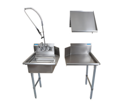 BK Resources Compartment Sinks - BKDTK-26-L-G