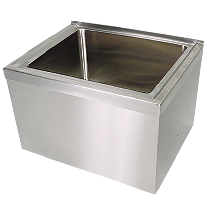 BK Resources BKMS2-2424-12-KIT Mop Sinks - BKMS2-2424-12-KIT