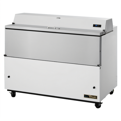 True Mfg True TMC-58-S-HC Mobile School Milk Cooler, Forced-Air, 16-Crate Capacity, Stainless Steel - TMC-58-S-HC