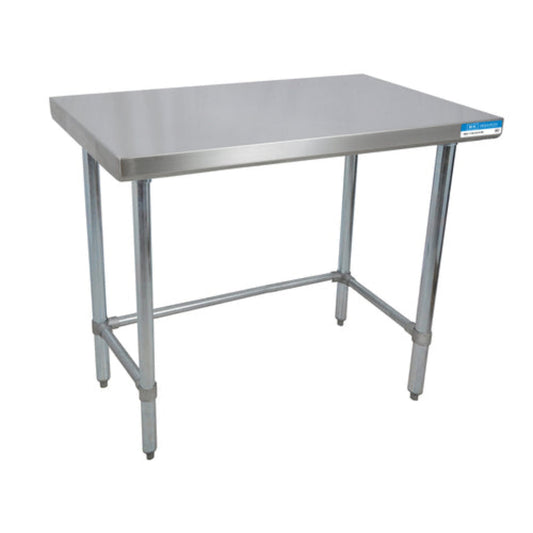 BK Resources QVTOB-4836 Stainless Steel Prep Tables