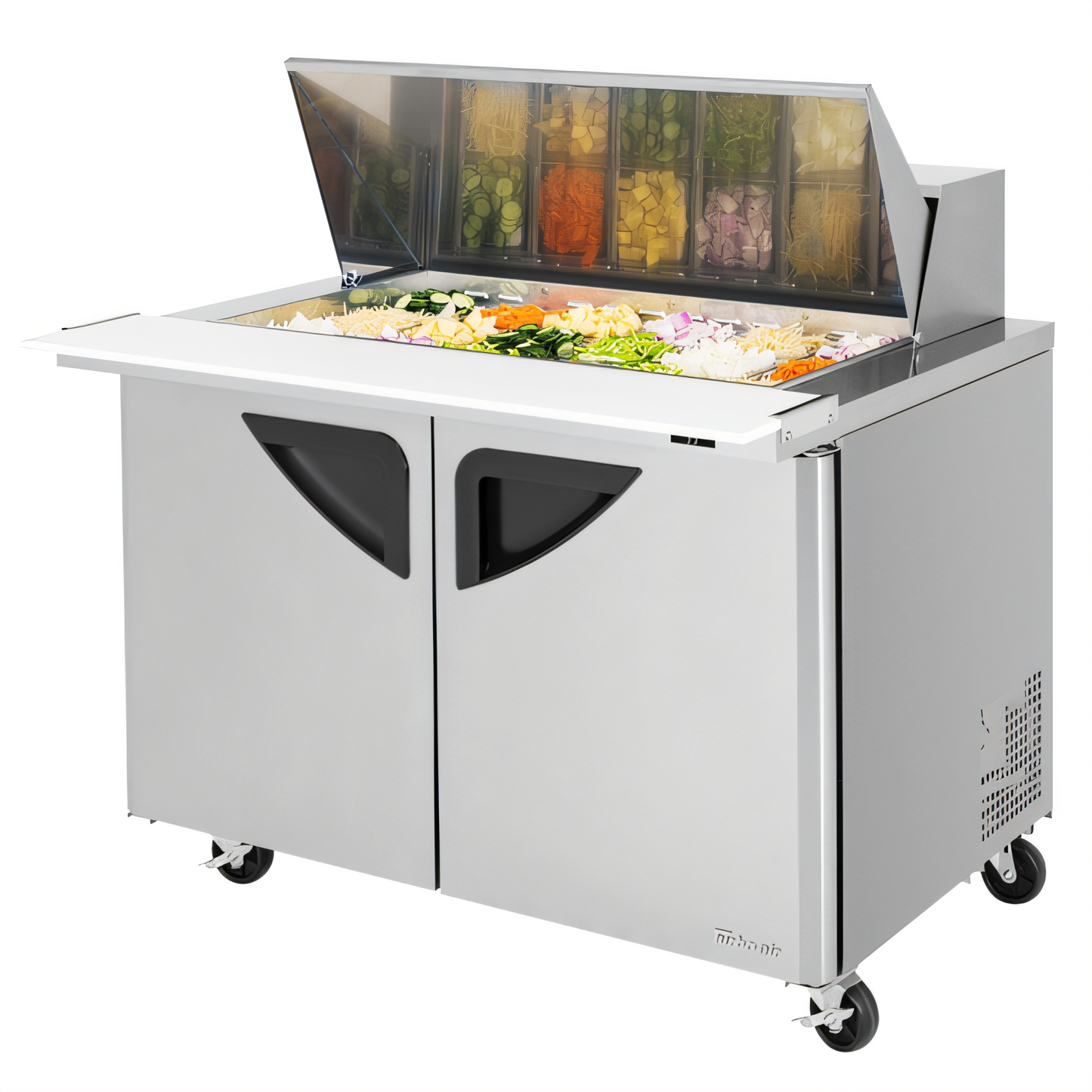 Turbo Air TST-48SD-18-N Super Deluxe Refrigerated Prep Tables - TST-48SD-18-N