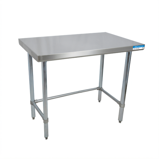 BK Resources CVTOB-6036 Stainless Steel Prep Tables - CVTOB-6036