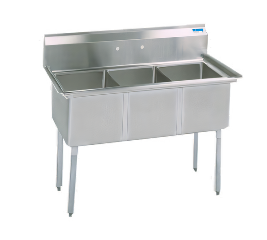 BK Resources BKS-3-18-12 Compartment Sinks - BKS-3-18-12