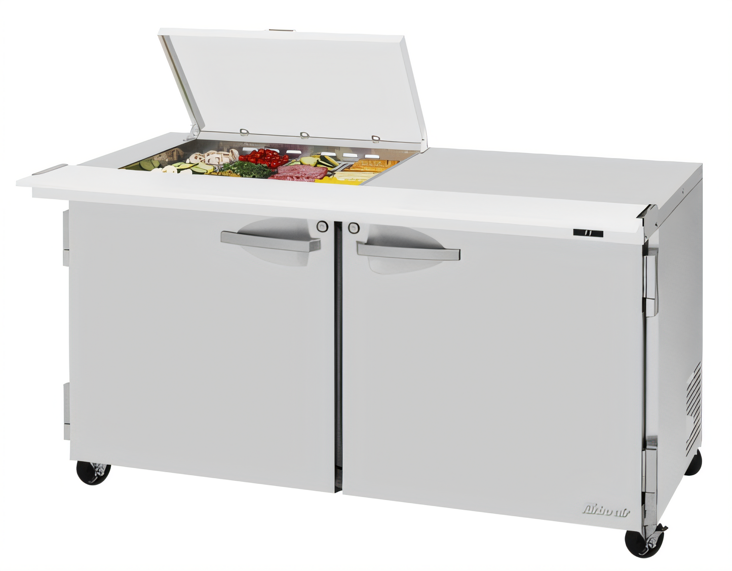Turbo Air PST-60-12M-N-FCL PRO Refrigerated Prep Tables- PST-60-12M-N-FCL