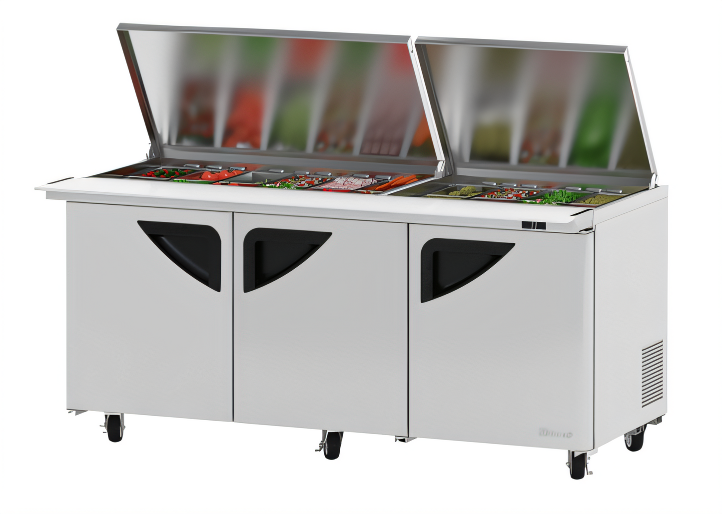 Turbo Air TST-72SD-30-N-FL Super Deluxe Refrigerated Prep Tables - TST-72SD-30-N-FL