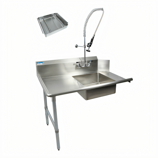 BK Resources BKSDT-26-L-P3-G Compartment Sinks - BKSDT-26-L-P3-G