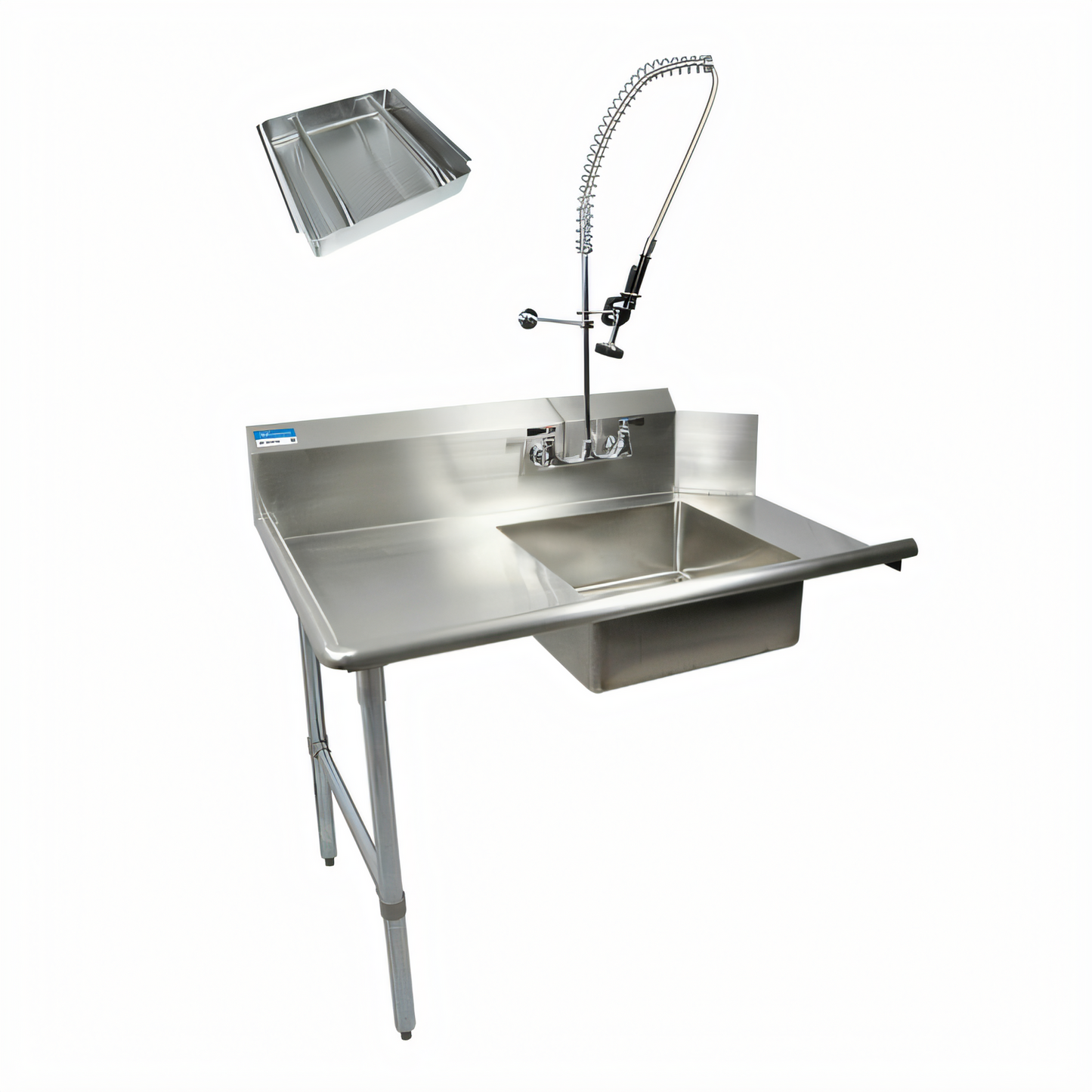 BK Resources BKSDT-26-L-P3-G Compartment Sinks - BKSDT-26-L-P3-G