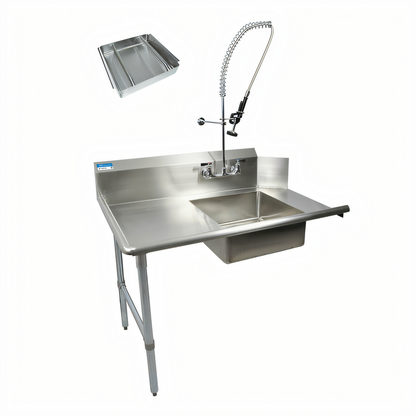 BK Resources BKSDT-26-L-P3-G Compartment Sinks - BKSDT-26-L-P3-G
