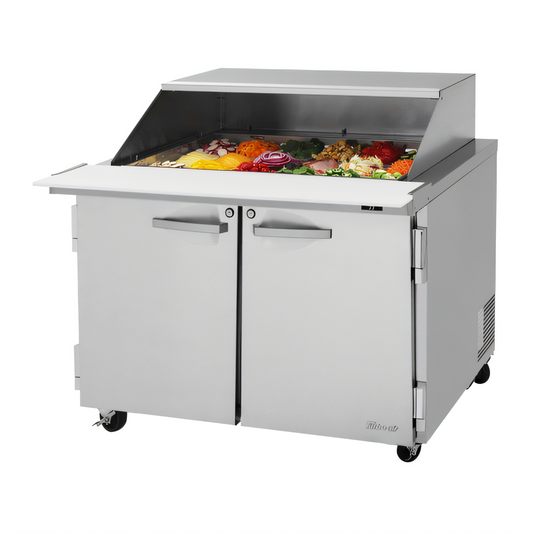 Turbo Air PST-48-18-N-SL PRO Refrigerated Prep Tables - PST-48-18-N-SL