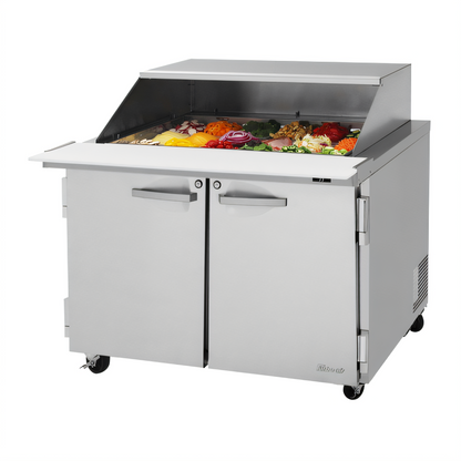 Turbo Air PST-48-18-N-SL PRO Refrigerated Prep Tables - PST-48-18-N-SL