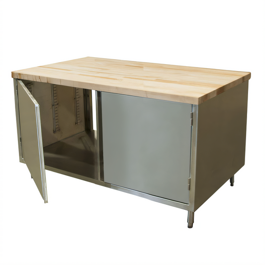 BK Resources CMT-3660H2 Stainless Steel Prep Tables - CMT-3660H2