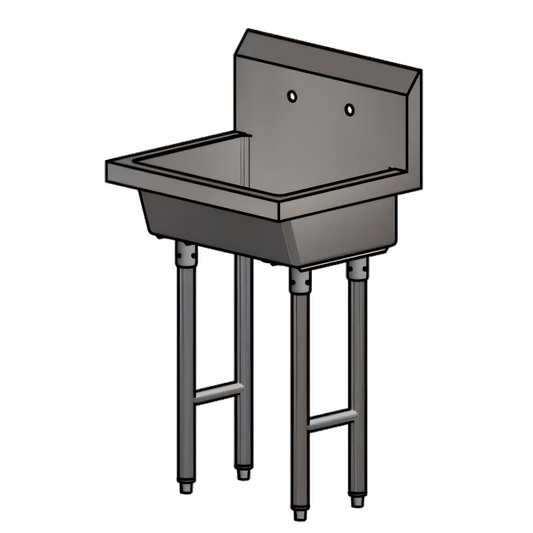 BK Resources MSHS-24F2 Hand Sinks - MSHS-24F2
