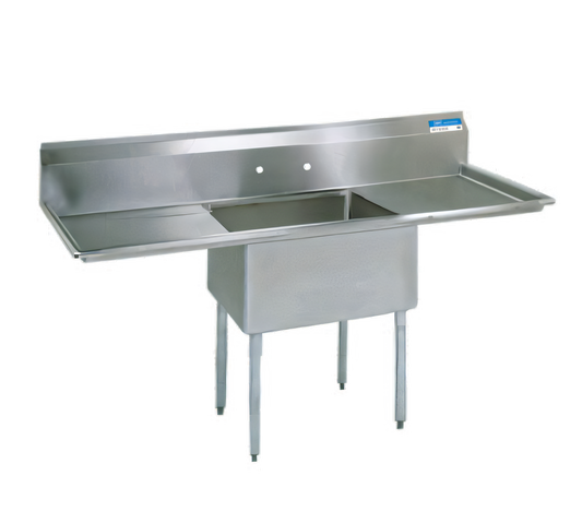 BK Resources BKS-1-1824-14-24T Compartment Sinks - BKS-1-1824-14-24T