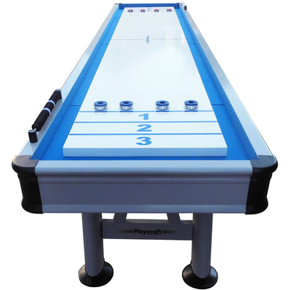 Playcraft Extera Outdoor Shuffleboard Table with Accessories - SHEXEB09W