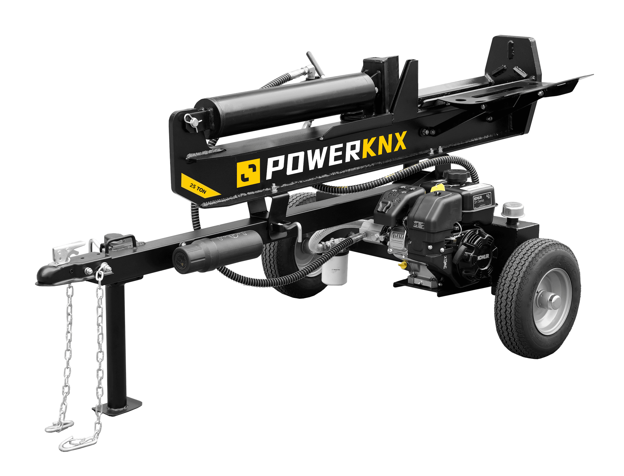 POWERKNX 25-Ton Vertical/Horizontal Gas Log Splitter  - 31-403