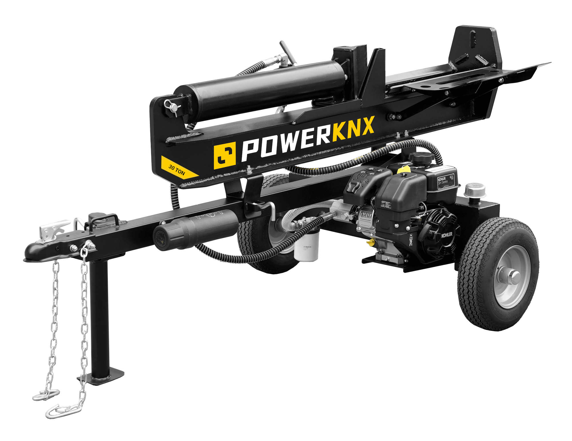 POWERKNX 30-Ton Vertical/Horizontal Gas Log Splitter - 31-401