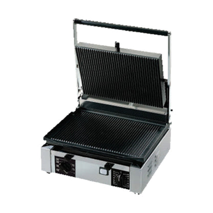Univex PPRESS2F Double Countertop Panini Press with Smooth Cast Iron Plates - UVPPRESS2F