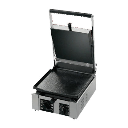 Univex Single Countertop Panini Press with Smooth Plates - UVPPRESS1F